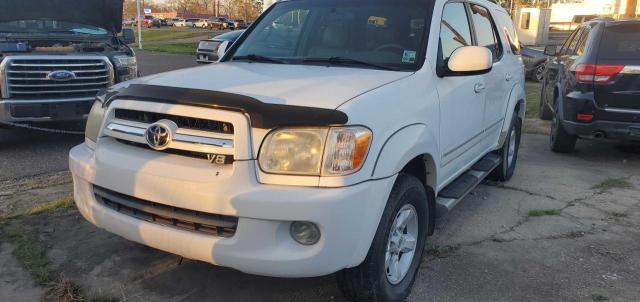 5TDZT34A66S270858 - 2006 TOYOTA SEQUOIA SR5 WHITE photo 1