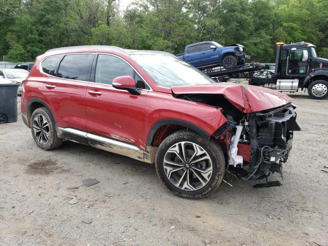 5NMS33AAXLH283052 - 2020 HYUNDAI SANTA FE SEL RED photo 4