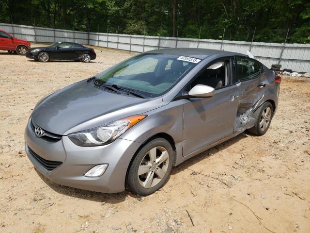 KMHDH4AE2DU550631 - 2013 HYUNDAI ELANTRA GLS SILVER photo 1