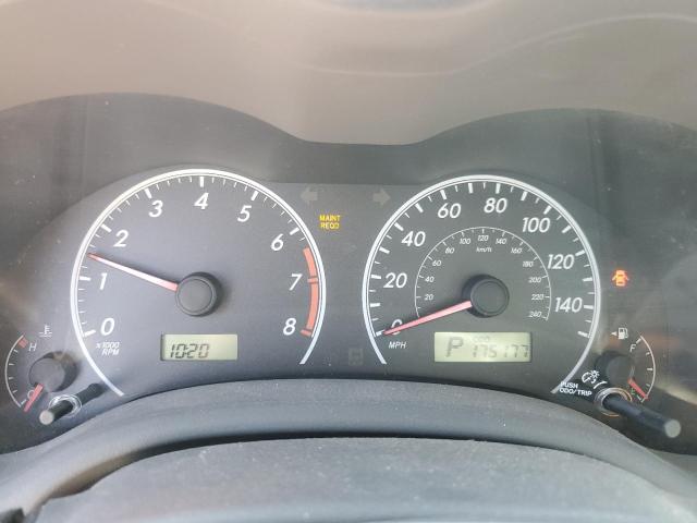 1NXBU4EEXAZ188010 - 2010 TOYOTA COROLLA BASE SILVER photo 9