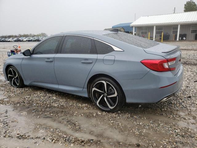 1HGCV2F30NA021333 - 2022 HONDA ACCORD SPORT BLUE photo 2