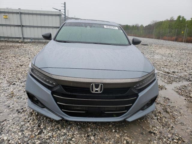 1HGCV2F30NA021333 - 2022 HONDA ACCORD SPORT BLUE photo 5