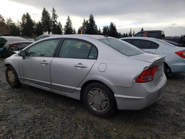 JHMFA362X9S019012 - 2009 HONDA CIVIC HYBRID SILVER photo 2