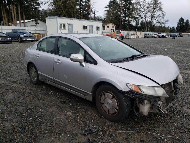 JHMFA362X9S019012 - 2009 HONDA CIVIC HYBRID SILVER photo 4