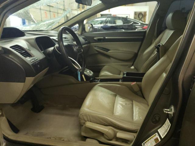 19XFA1F95AE027321 - 2010 HONDA CIVIC EXL Qəhvəyi foto 7