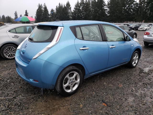 JN1AZ0CP7BT009284 - 2011 NISSAN LEAF SV BLUE photo 3