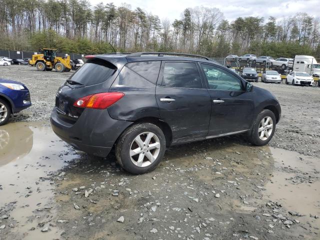 JN8AZ18W79W134026 - 2009 NISSAN MURANO S BLACK photo 3