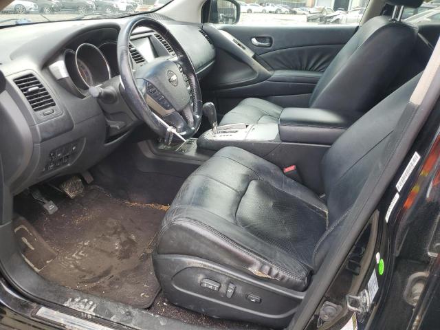 JN8AZ18W79W134026 - 2009 NISSAN MURANO S BLACK photo 7