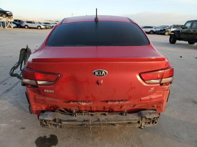 3KPA24AD2ME376557 - 2021 KIA RIO LX RED photo 6