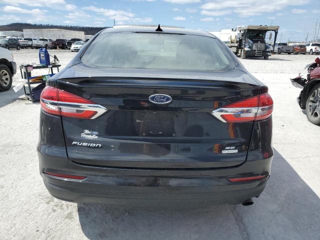 3FA6P0HDXKR199113 - 2019 FORD FUSION SE BLACK photo 6