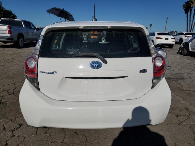 JTDKDTB35C1510655 - 2012 TOYOTA PRIUS C WHITE photo 6