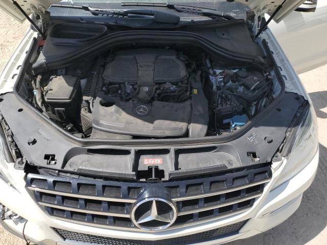 4JGDA5HB9CA010747 - 2012 MERCEDES-BENZ ML 350 4MATIC WHITE photo 12