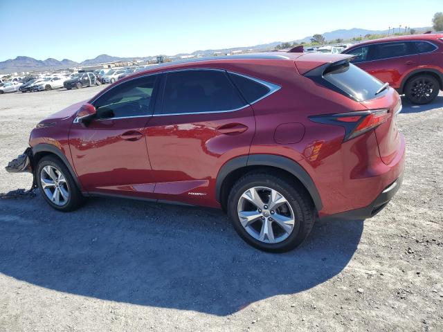 JTJBJRBZ3H2065850 - 2017 LEXUS NX 300H RED photo 2