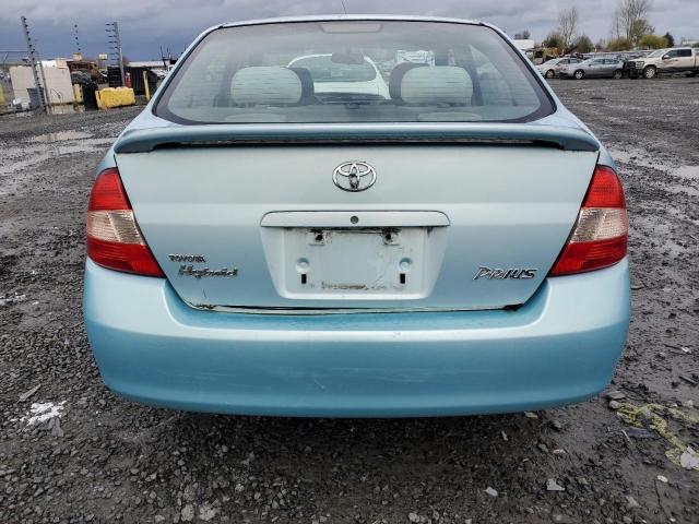 JT2BK12U910023523 - 2001 TOYOTA PRIUS TURQUOISE photo 6