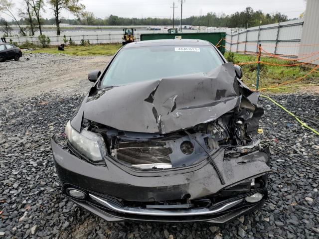 19XFB2F95DE066952 - 2013 HONDA CIVIC EXL გრაფიტი ფოტო 5