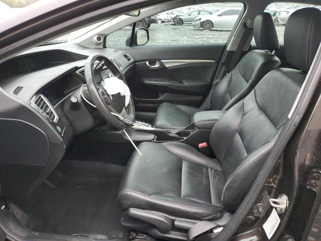 19XFB2F95DE066952 - 2013 HONDA CIVIC EXL გრაფიტი ფოტო 7