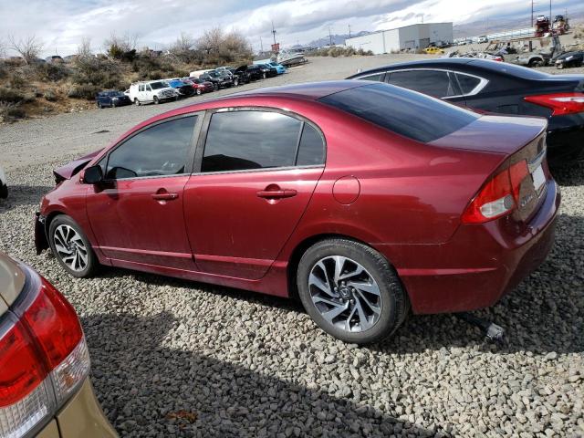 19XFA1F57AE042450 - 2010 HONDA CIVIC LX BURGUNDY photo 2