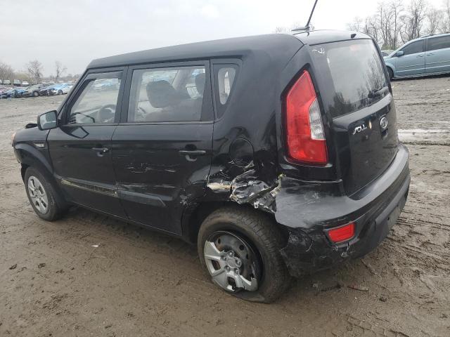 KNDJT2A52C7402051 - 2012 KIA SOUL BLACK photo 2