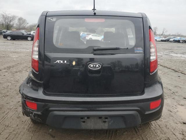 KNDJT2A52C7402051 - 2012 KIA SOUL BLACK photo 6