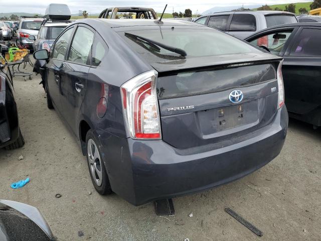 JTDKN3DU4E0373980 - 2014 TOYOTA PRIUS GRAY photo 2