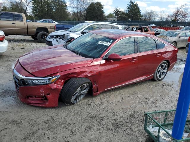 1HGCV1F43KA147104 - 2019 HONDA ACCORD EX RED photo 1