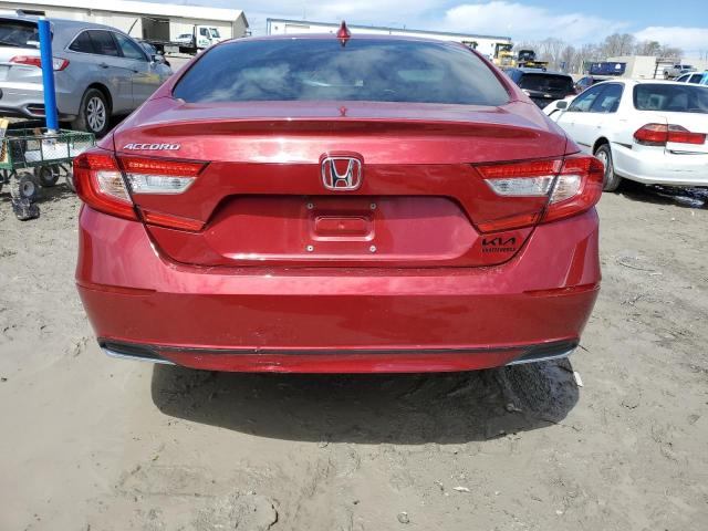 1HGCV1F43KA147104 - 2019 HONDA ACCORD EX RED photo 6