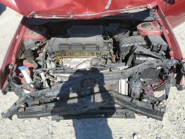 KNAFE222195665380 - 2009 KIA SPECTRA EX RED photo 11