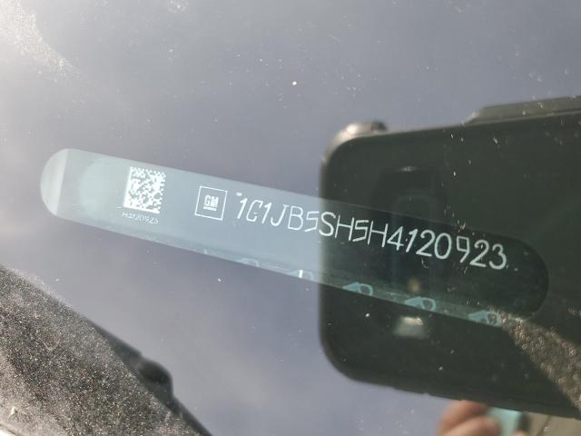 1G1JB5SH5H4120923 - 2017 CHEVROLET SONIC LS WHITE photo 12