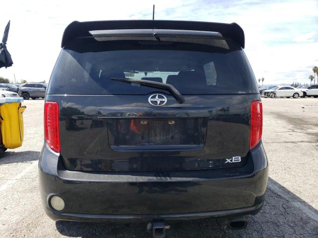 JTLKE50E881042171 - 2008 TOYOTA SCION XB BLACK photo 6