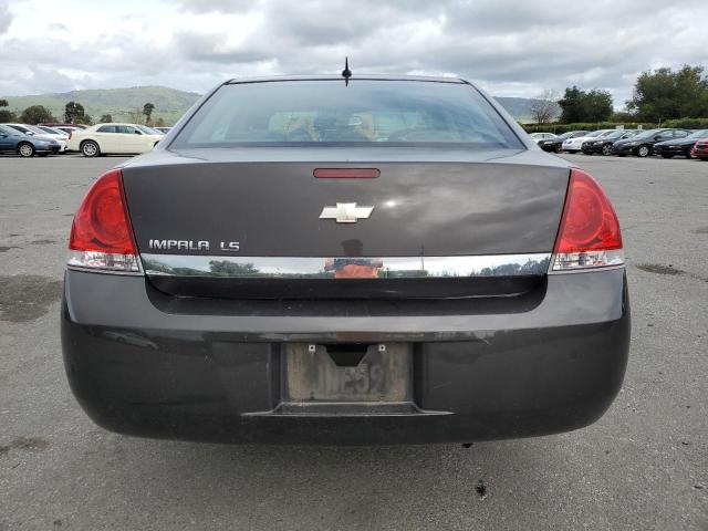 2G1WB57N191105272 - 2009 CHEVROLET IMPALA LS GRAY photo 6