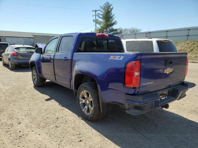 1GCGTDE35G1384653 - 2016 CHEVROLET COLORADO Z71 BLUE photo 2