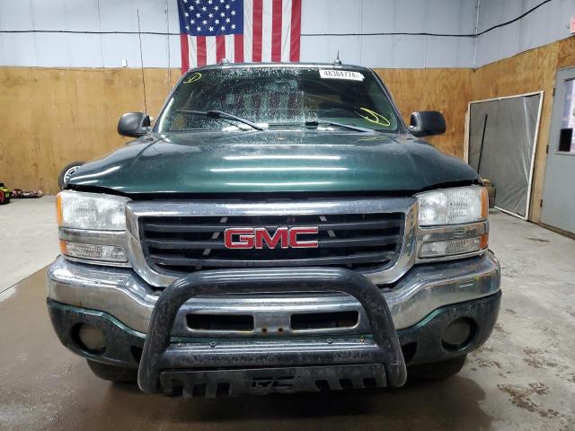 2GTEK13T741334998 - 2004 GMC NEW SIERRA K1500 GREEN photo 5