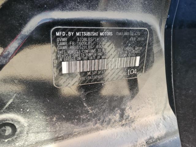 ML32F3FJ7JHF12095 - 2018 MITSUBISHI MIRAGE G4 ES 黑色 照片 12
