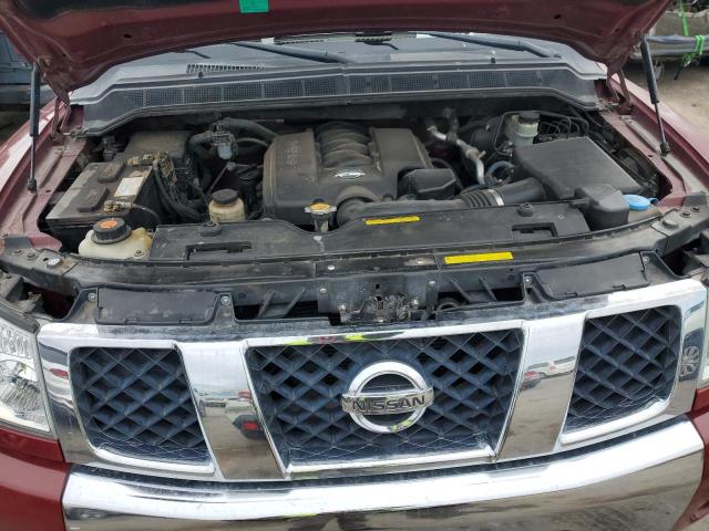 1N6BA06B75N549233 - 2005 NISSAN TITAN XE MAROON photo 11