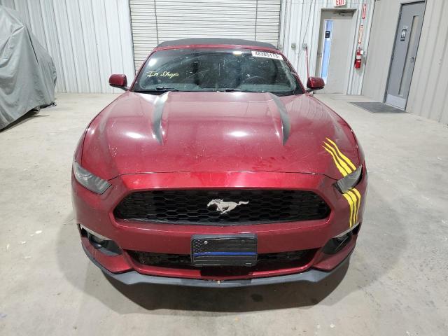 1FATP8UH8G5231934 - 2016 FORD MUSTANG CV BURGUNDY photo 5