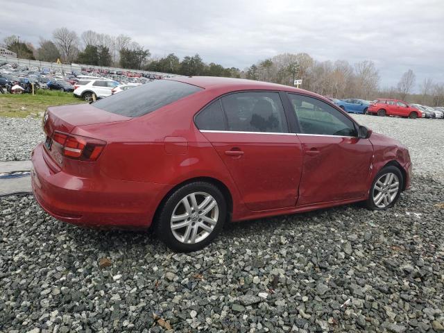 3VW2B7AJ9HM264665 - 2017 VOLKSWAGEN JETTA S RED photo 3