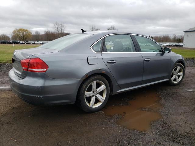 1VWBH7A36CC050842 - 2012 VOLKSWAGEN PASSAT SE GRAY photo 3