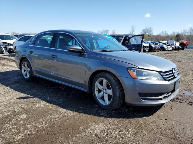 1VWBH7A36CC050842 - 2012 VOLKSWAGEN PASSAT SE GRAY photo 4