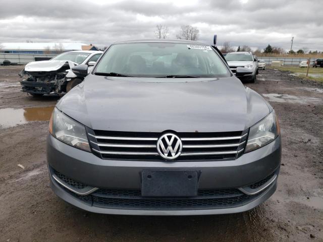 1VWBH7A36CC050842 - 2012 VOLKSWAGEN PASSAT SE GRAY photo 5