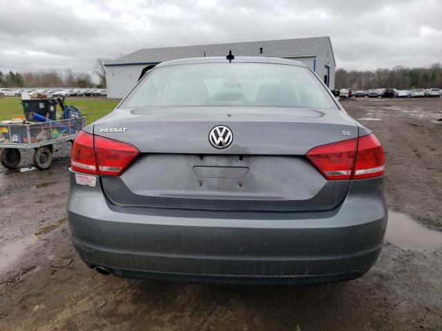 1VWBH7A36CC050842 - 2012 VOLKSWAGEN PASSAT SE GRAY photo 6