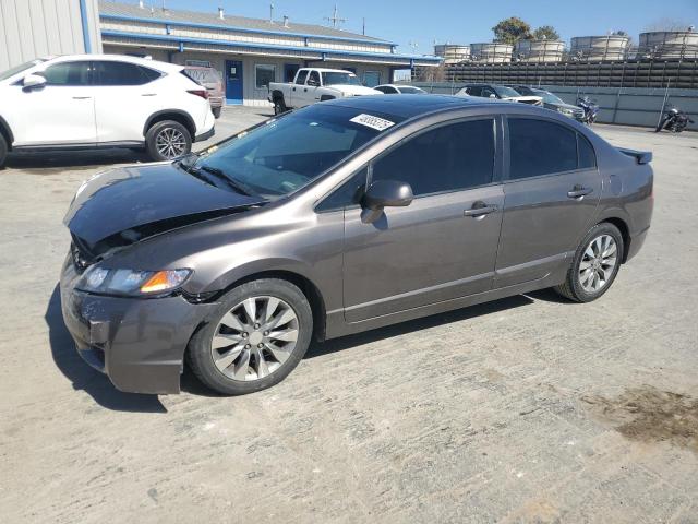 19XFA16909E007909 - 2009 HONDA CIVIC EXL GRAY photo 1