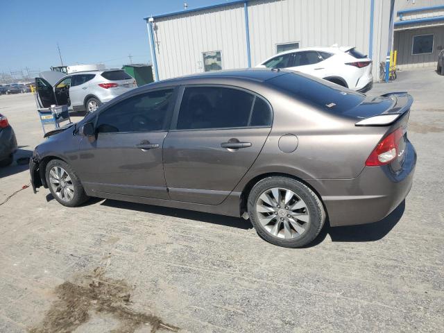 19XFA16909E007909 - 2009 HONDA CIVIC EXL GRAY photo 2