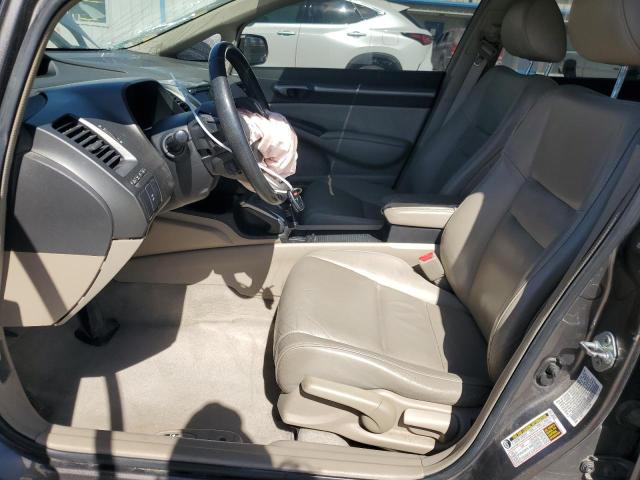 19XFA16909E007909 - 2009 HONDA CIVIC EXL GRAY photo 7