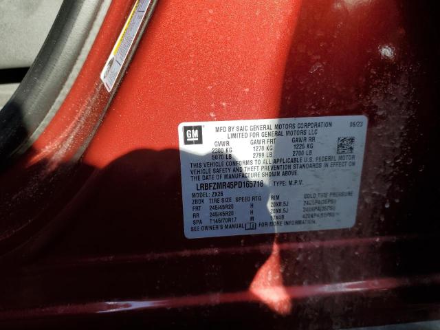 LRBFZMR45PD165718 - 2023 BUICK ENVISION PREFERRED RED photo 13