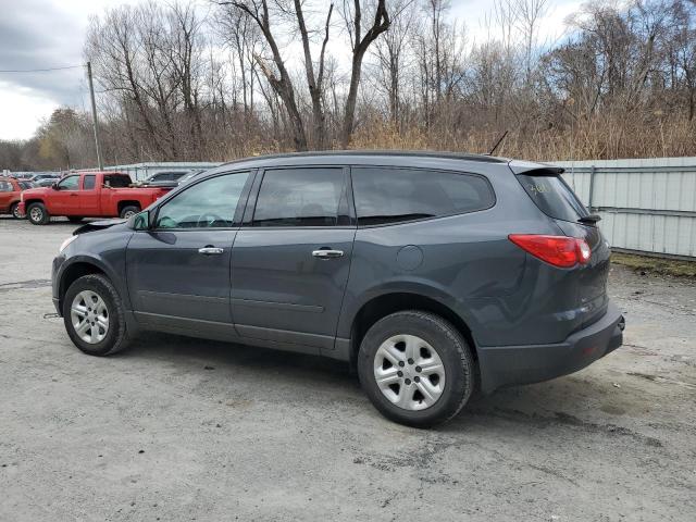 1GNKVFED5CJ390947 - 2012 CHEVROLET TRAVERSE LS GRAY photo 2