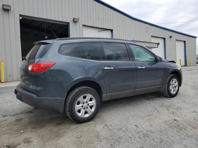 1GNKVFED5CJ390947 - 2012 CHEVROLET TRAVERSE LS GRAY photo 3