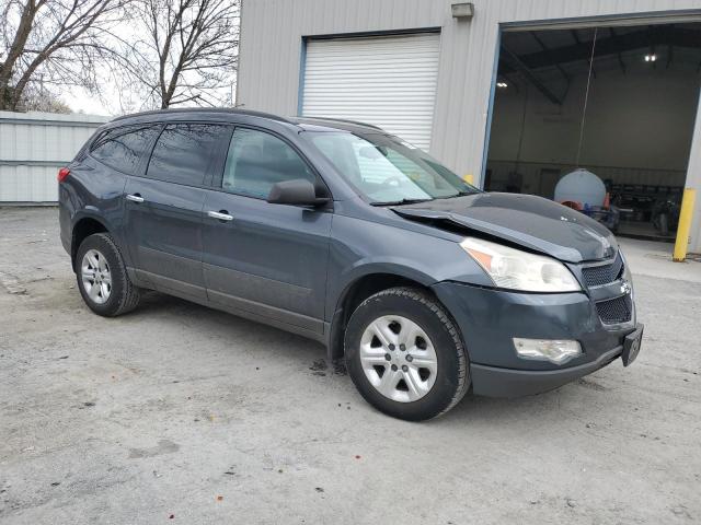 1GNKVFED5CJ390947 - 2012 CHEVROLET TRAVERSE LS GRAY photo 4