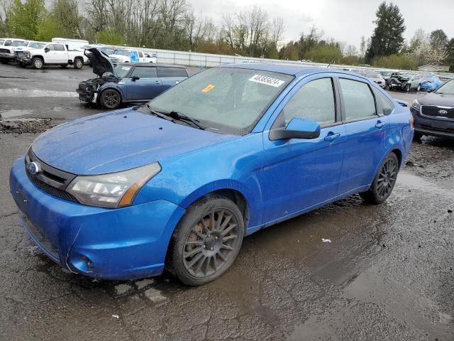 1FAHP3GN2BW181738 - 2011 FORD FOCUS SES BLUE photo 1