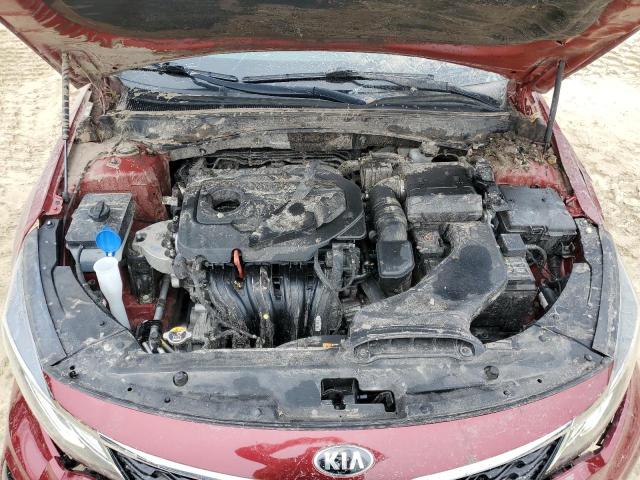 5XXGT4L32KG325088 - 2019 KIA OPTIMA LX RED photo 11