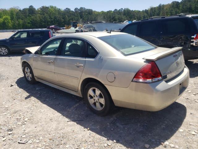 2G1WT57K591250236 - 2009 CHEVROLET IMPALA 1LT GOLD photo 2